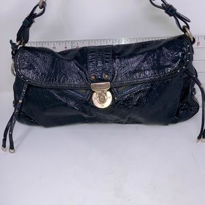 Hayden Harnett Blue Patent Leather Bag Purse